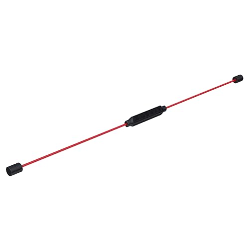 GORILLA SPORTS® Schwingstab - 160 cm, Hochbelastbarer, Flexibel, Fiberglas, Rot -...