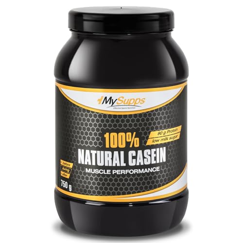 My Supps 750g Casein Proteinpulver 100% natural - Bioaktives Night Casein Protein...