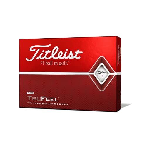 Titleist TruFeel Golfball, Unisex, Weiß, Einheitsgröße