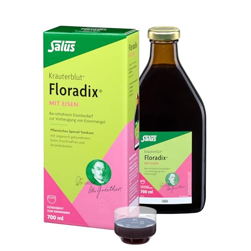 Kräuterblut Floradix mit Eisen - Lösung zum Einnehmen 1x 700 ml - bei erhöhtem...