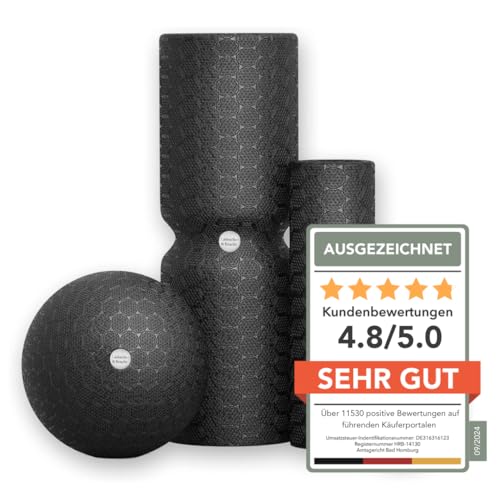 Liebscher & Bracht Original Faszien-Set: Faszienrolle und Faszienball (je 2 Stück)...