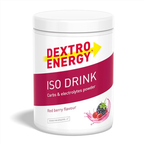 DEXTRO ENERGY ISO DRINK RED BERRY (440g) - Isotonisches Getränkepulver mit Natrium,...