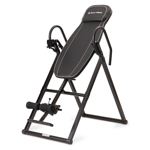 SportPlus Inversionsbank für zuhause, klappbarer Schwerkrafttrainer, Inversion Table...