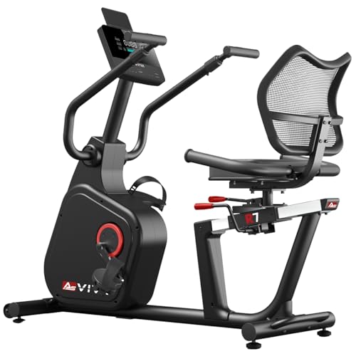 AsVIVA Liegeergometer R7 | Recumbentbike | Duale Trainingsmöglichkeit | 18 kg...