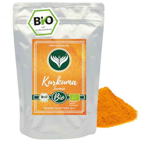 Azafran BIO Kurkuma - Premium Kurkumapulver gemahlen aus Indien 1kg