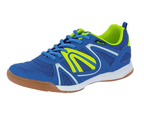 Lico Herren Fit Indoor Hallenturnschuh, Blau Lemon, 42 EU