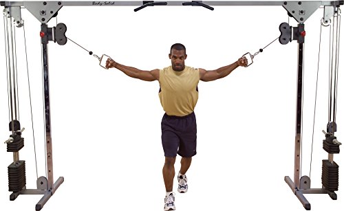 Body-Solid GCCO-150 Cable Crossover Kraftstation Multi-Kabelzug Functional Training...