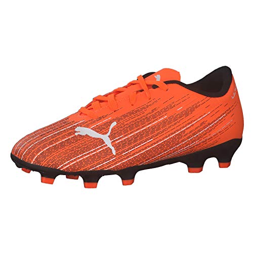 PUMA Unisex-Kinder Ultra 4.1 fg/ag jr Fußballschuh, Shocking Orange Black, 34 EU