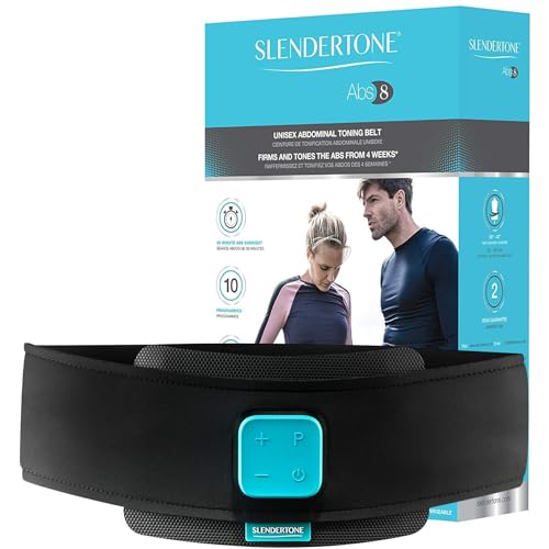 Slendertone Unisex-Adult Abs8 Bauchmuskeltrainer, Schwarz, Einheitsgröße