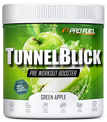 Pre-Workout-Booster - Tunnelblick 3 (20 Portionen (3er Pack), Greene Apple)