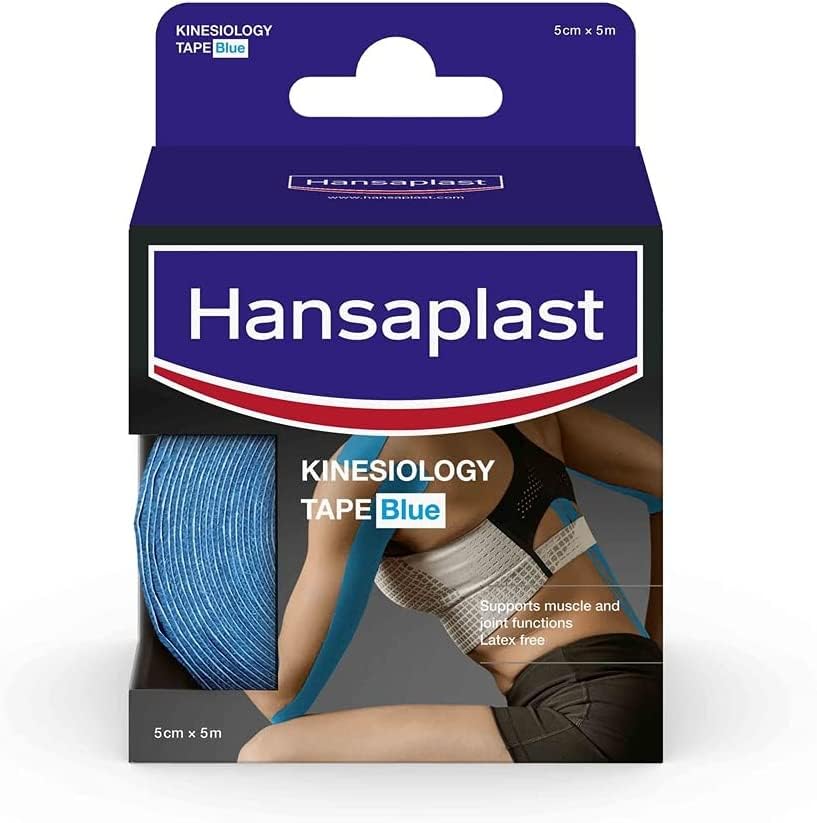 Hansaplast Kinesiologie Tape, wasserfestes Sport Tape lindert Muskelschmerzen und...