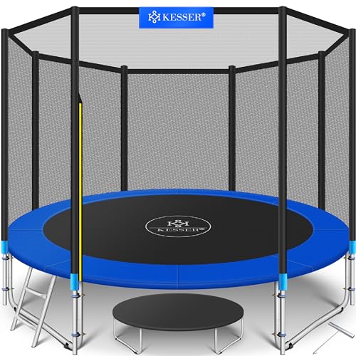 KESSER® Trampolin Ø 305 cm | TÜV Rheinland GS Zertifiziert | Komplettset mit...