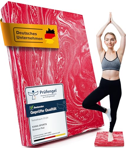 KIANA SPORTS® Balance Pad Aus Deutscher Entwicklung - Hoher Weichegrad Für Beste...