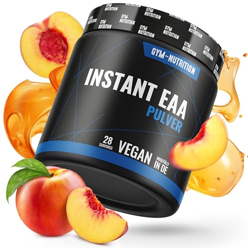 PREMIUM EAA Pulver hochdosiert I Alle 8 essentielle Aminosäuren EAAs Komplex I Vegan...