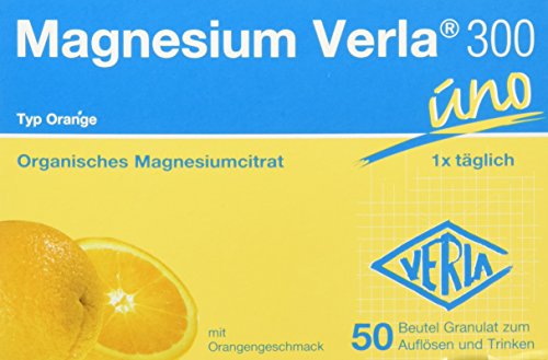 Magnesium Verla Granulat 300 mg orange , 50 Stück (1er Pack)