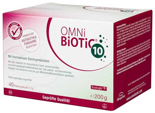 OMNi BiOTiC 10 | 40 Portionen (200g) | 10 Bakterienstämme | 10 Mrd. Keime pro...