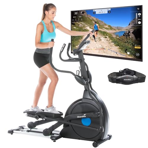 Skandika Crosstrainer CardioCross Carbon Champ Ellipsentrainer mit 24,5kg...