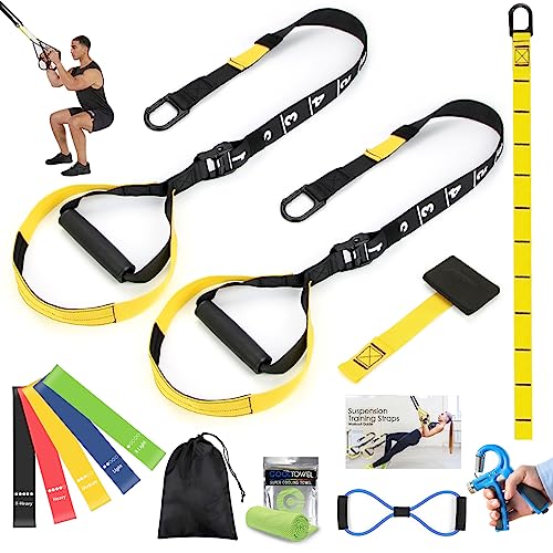 AILUKI Schlingentrainer Sling Trainer Set mit Türanker Resistance Strap Kit...