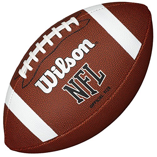 Wilson Unisex-Adult NFL OFF FBALL BULK XB American Football, OFFICIAL